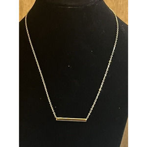 18 in gold pendant necklace